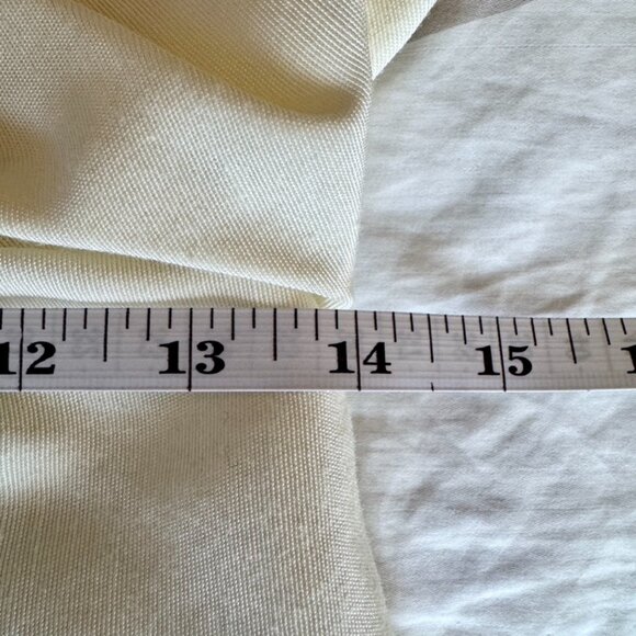 80s Vintage Cream Satin Skirt Suit - Picture 13 of 16